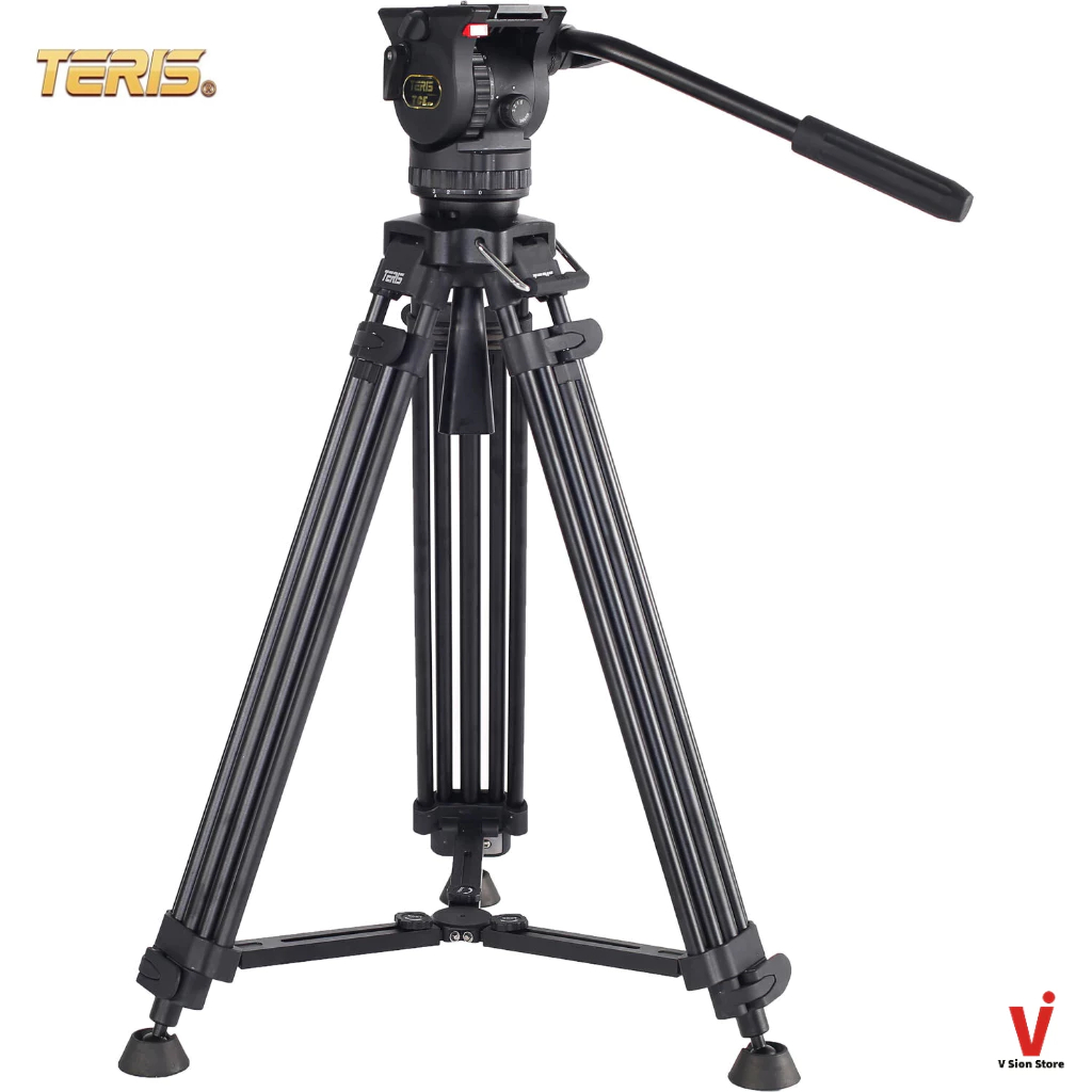 ส่งพัสดุ จ.-ศ. TERIS TCE-AL PLUS Fluid Head & Tripod Kit, Bowl 75mm