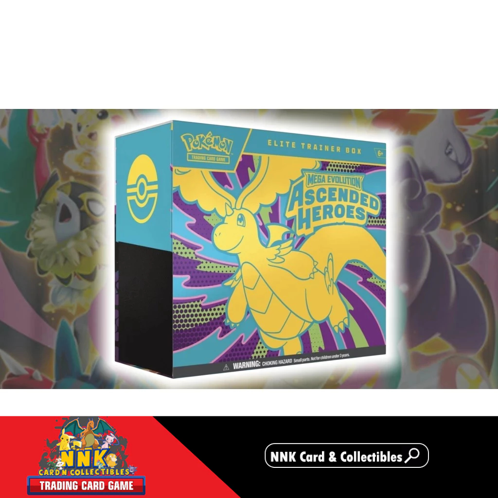 [พร้อมส่ง/ส่งทันที] [Pokemon EN] x1กล่อง ME: MEGA Evolution Ascended Heroes ETB (Elite Trainer Box)