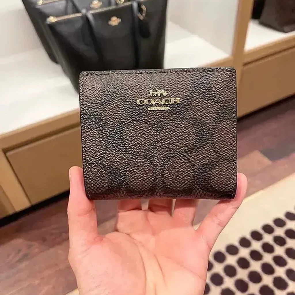 Short Wallet C3309 กระเป๋าสตางค์สุภาพสตรี  กระเป๋าสตางค์ 2 พับใบสั้น C20A6C3H
