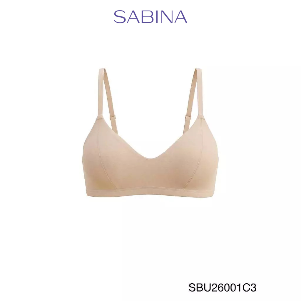 Sabina Pretty Perfect Level 1 เสื้อชั้นในไร้โครง ผ้า TENCEL™ Modal รหัส SBU26001