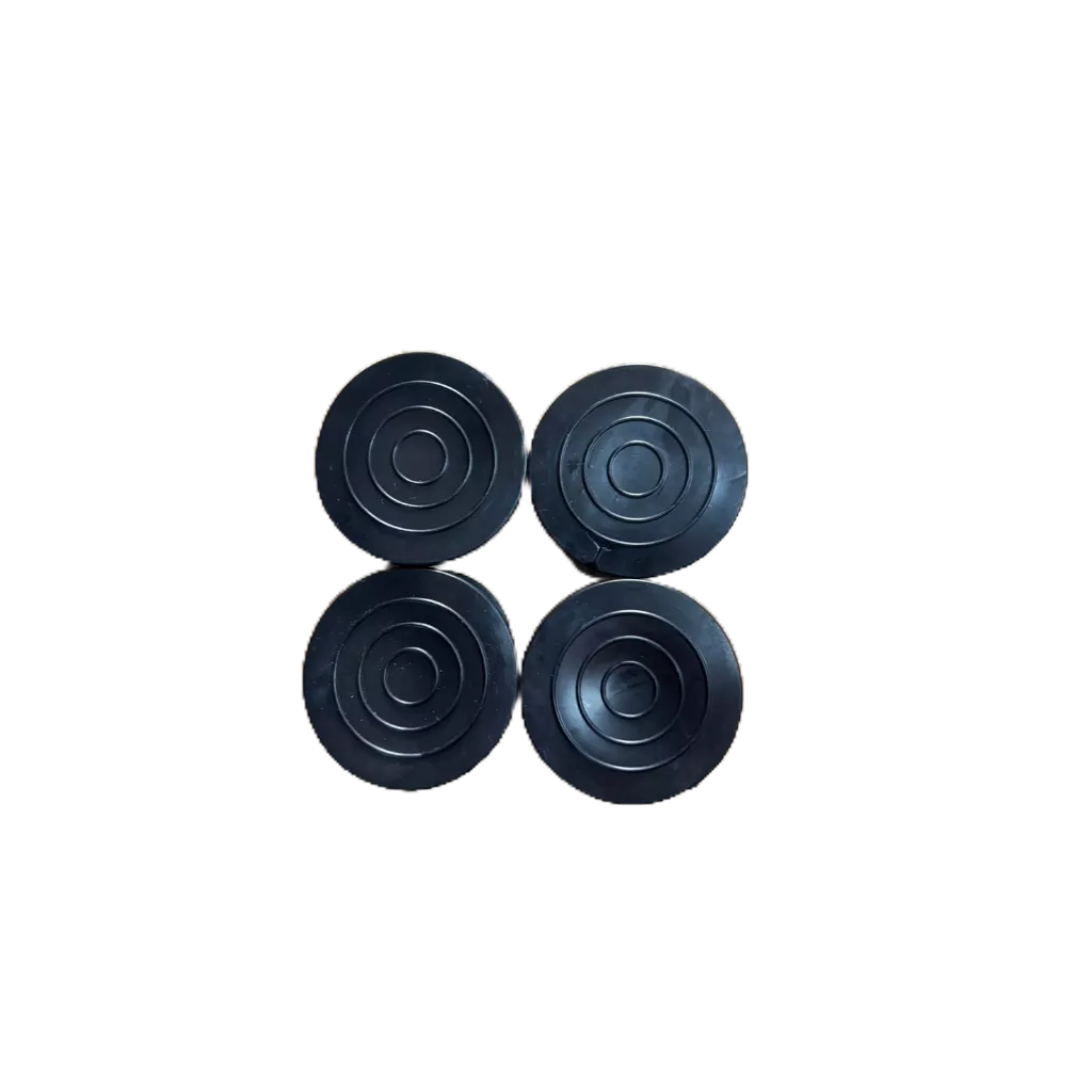 ยางรองพลาสติกขาโต๊ะแบบวงกลม สวมใน 2นิ้ว ยางรองขาเก้าอี้ ทรงกลม