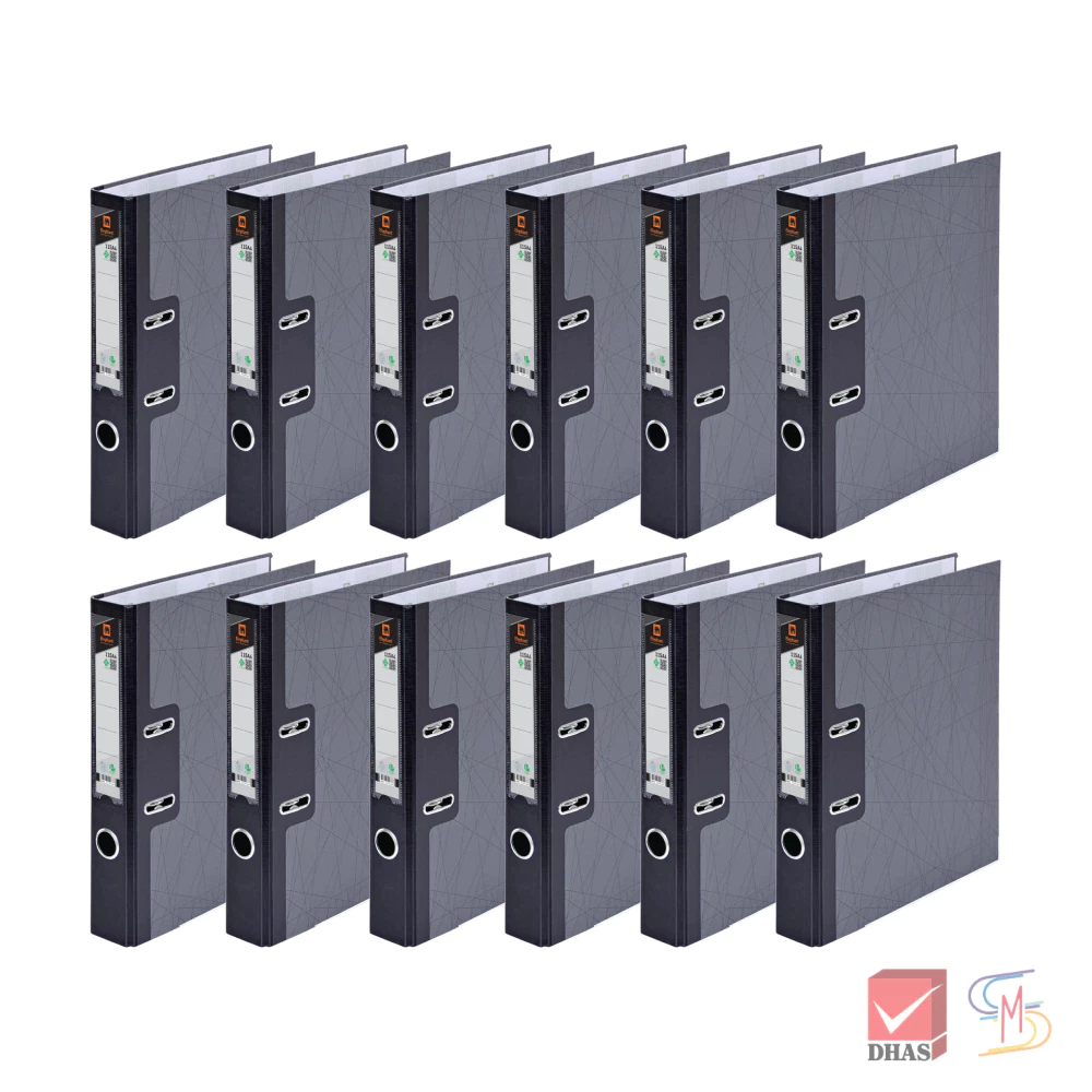 (แพ็ค 12) Elephant ตราช้าง แฟ้ม แฟ้มสันแคบ No.115F / 115A4 สีดำ จำนวน 12 แฟ้ม/แพ็ค