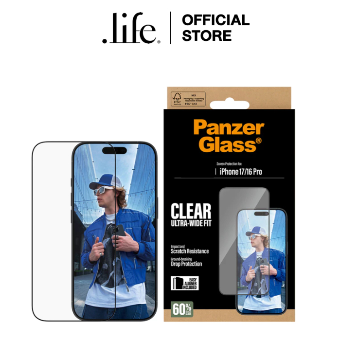 PANZERGLASS Ultra Wide Fit for iPhone 17 Series By Dotlife