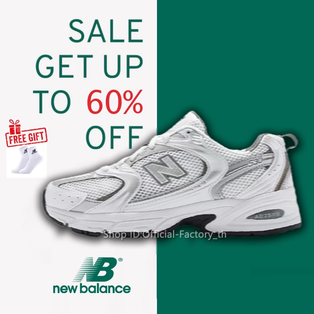 Discount ขายร้อนรองเท้า Sportswear แท้ NEW BALANCE NB 530SG/AD/SH/KA Unisex จัดส่งให้ฟรี