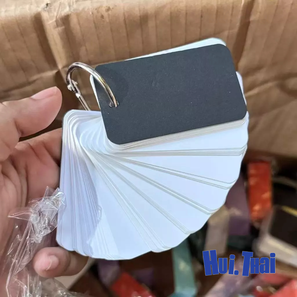 📍yi📍 สมุดห่วง 100แผ่น จดบันทึก คำศัพท์ ขนาดพกพา มีหลายสี ห่วงแกะได้ พร้อมส่ง