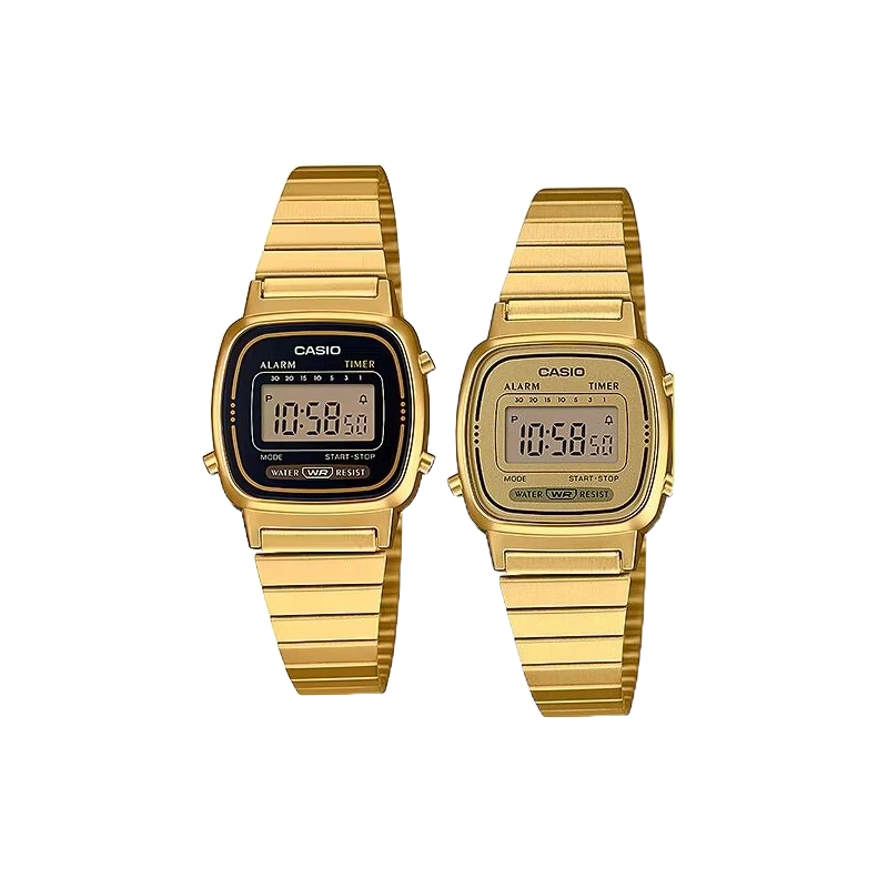 Casio นาฬิกาข้อมือ Unisex รุ่น LA670WGA-1DF / LA670WGA-9DF Watch Quartz ( ระบบถ่าน )