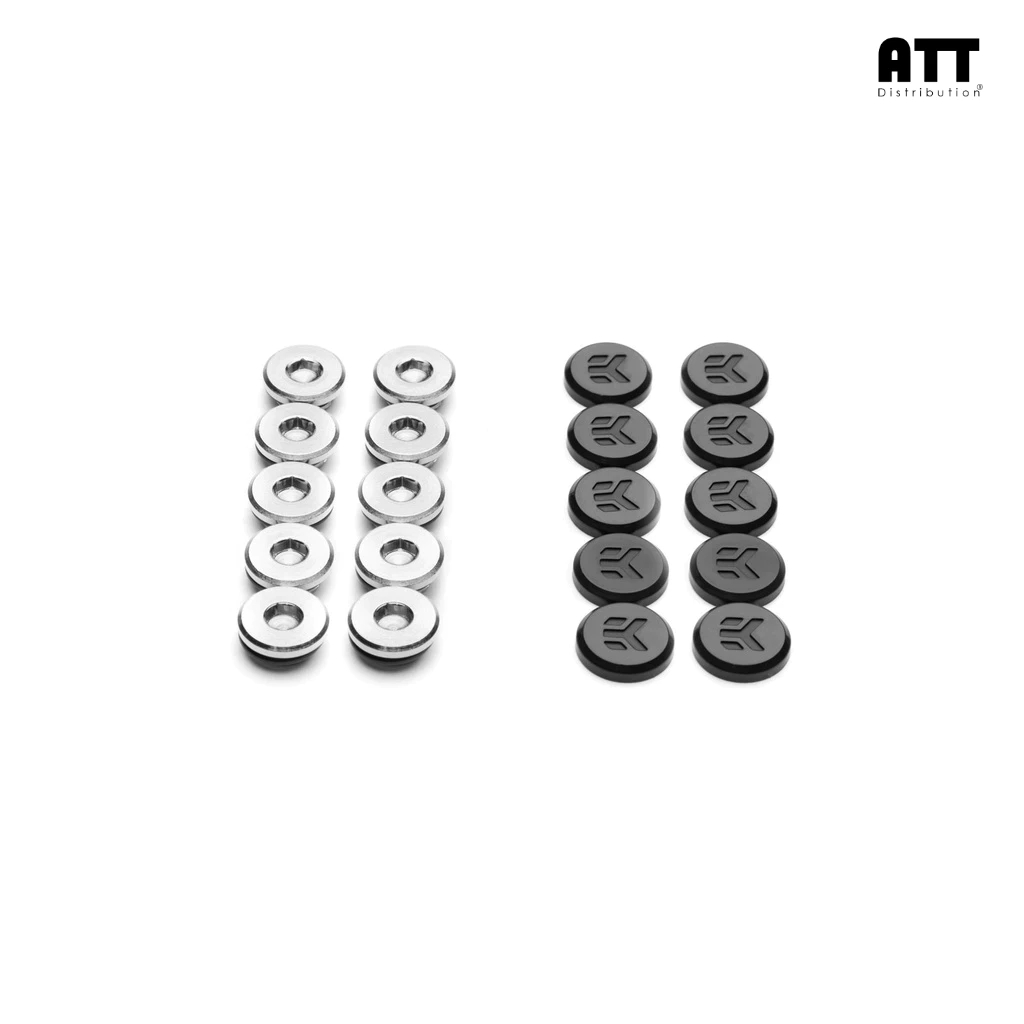 EK-Quantum Torque Plug w/Cover 10-Pack - Black