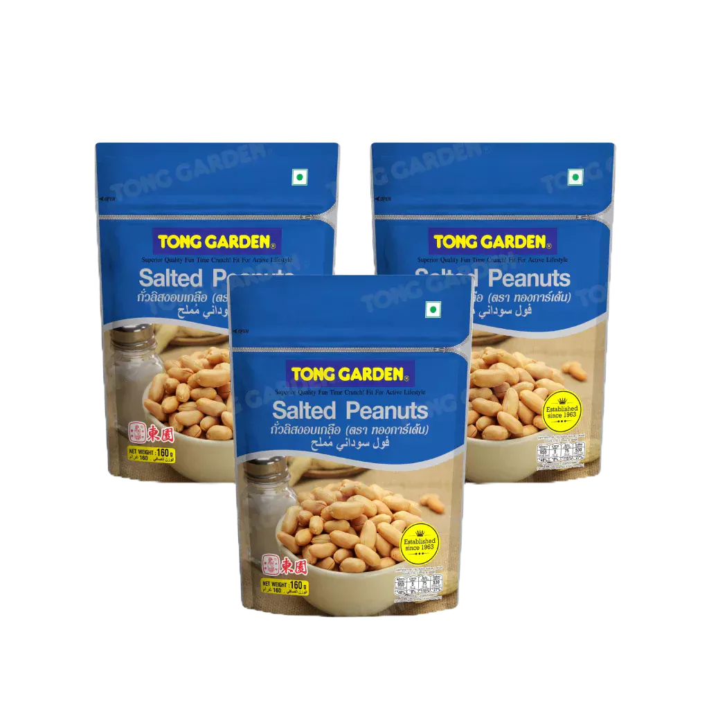 Tonggarden ถั่วลิสงอบเกลือ 160 กรัม (แบบแพ็ค)