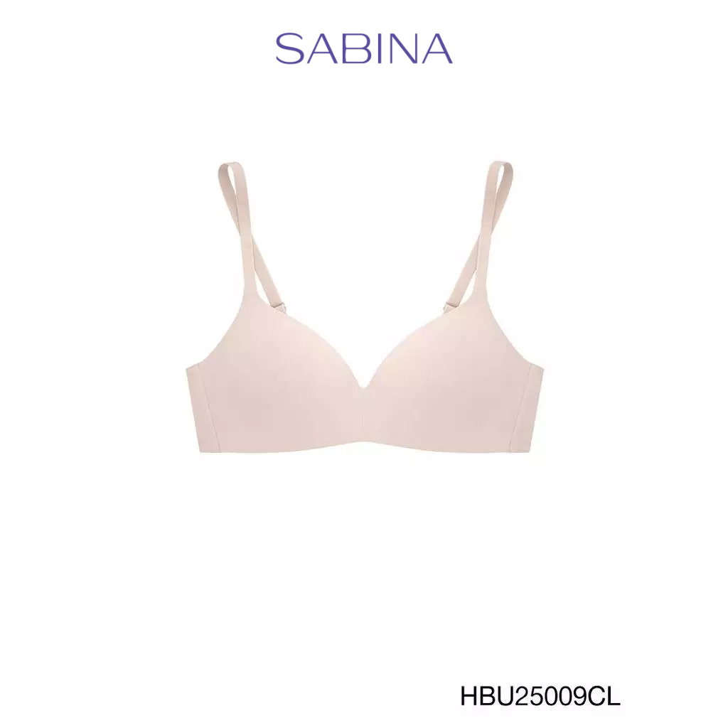 Sabina Habpy Pretty Perfect Level 1 เสื้อชั้นใน  ไร้โครง รหัส HBU25009CL - สีเนื้ออ่อน