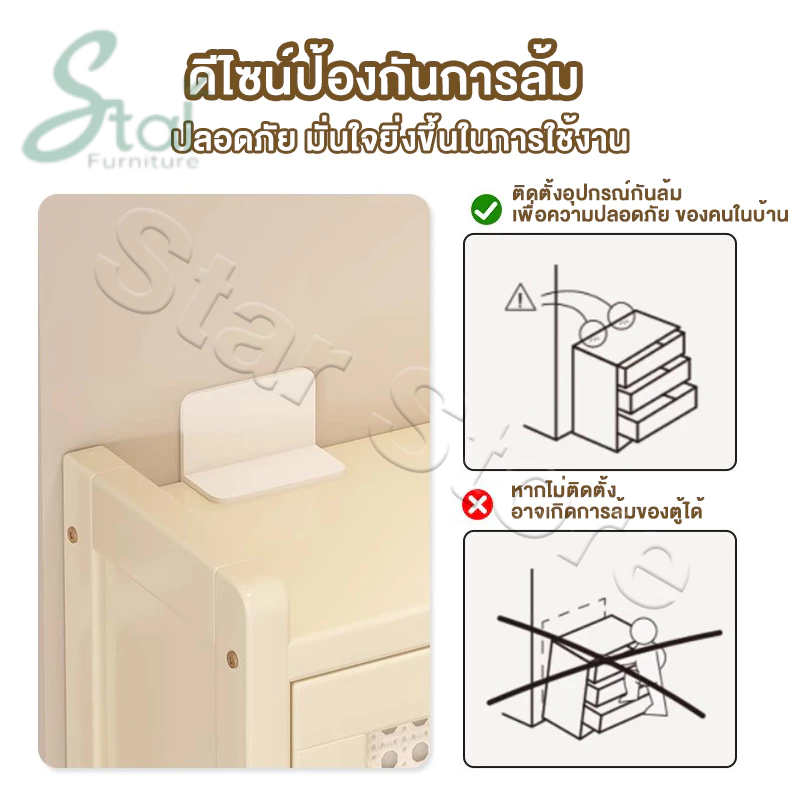 ตู้รองเท้า ขาว ตู้รองเท้าเล็ก พื้นที่น้อยกว่า 0.2m² ในการใช้หอพัก/เช่า/ครอบครัว ตู้เก็บรองเท้า - รูปที่ 6