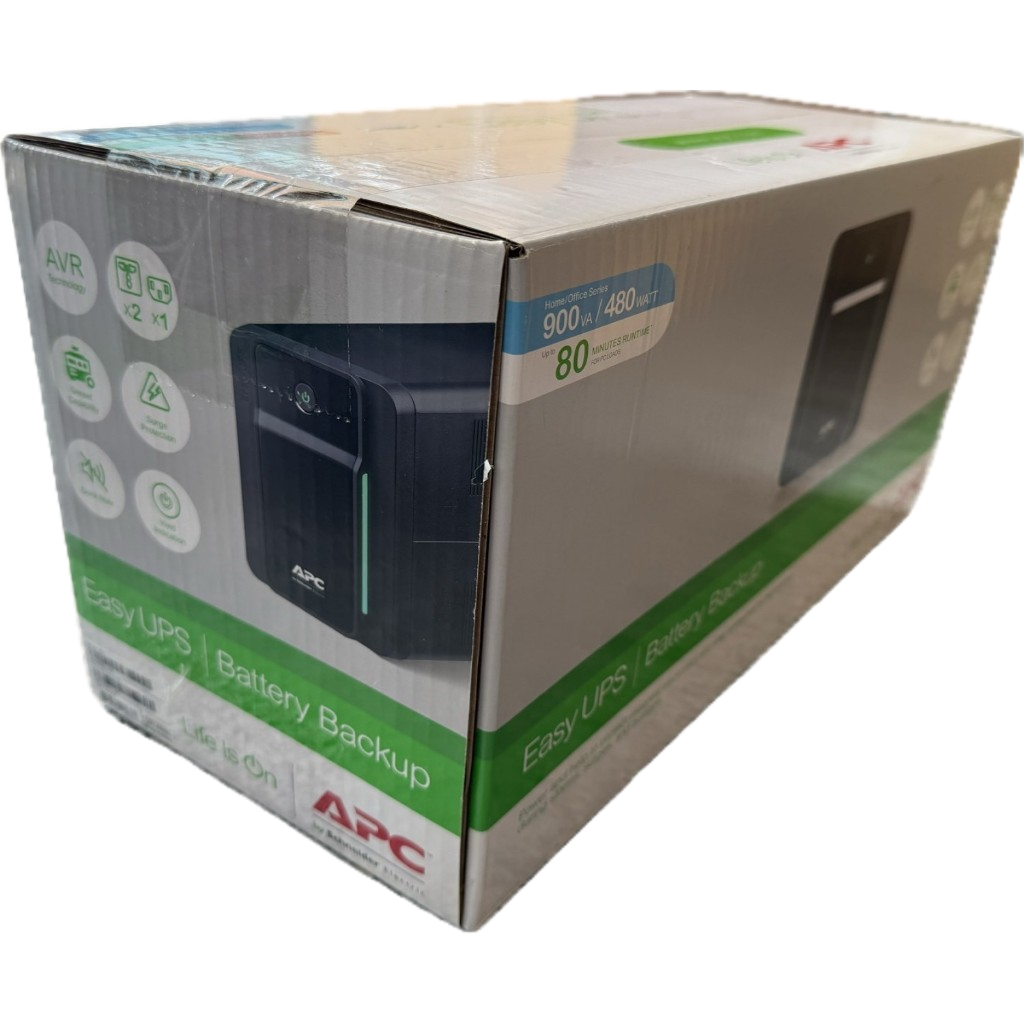 UPS APC BVX900LI-MS (900VA/480W) เครื่องสำรองไฟ รับประกันศูนย์ APC 2 ปี