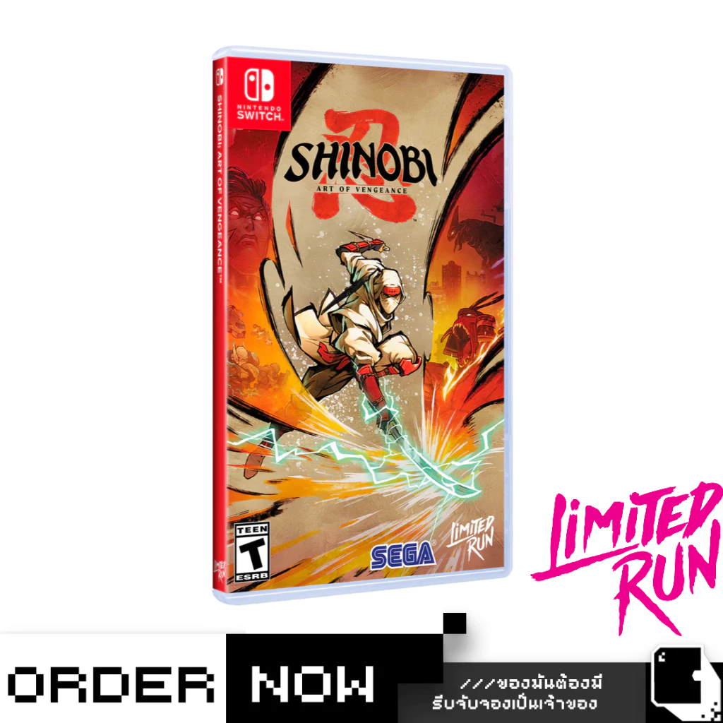 พร้อมส่ง + Pre-Order | Nintendo Switch™ NSW Shinobi: Art of Vengeance #Limited Run Exclusive (By Cla