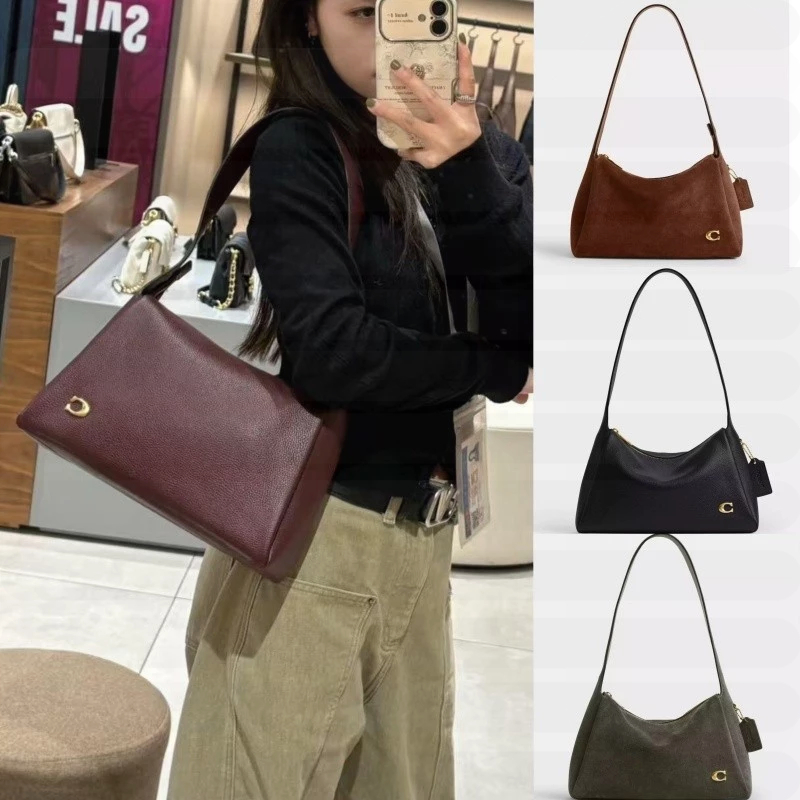 Shoulder Bag CCC45 CDD06 กระเป๋าสะพายไหล่ กระเป๋าสะพายข้าง กระเป๋าถือ หนังแท้ ซิปรูด มีซับใน