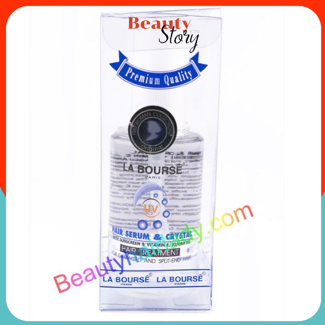 ลาบูส เซรั่ม คริสตัล 🐘La Bourse Hair Serum Crystal 60ml สำหรับผมเสีย ผมแห้ง แตกปลาย จากการดัด ยืด โกรก ผมสลวย ลาบูสส์