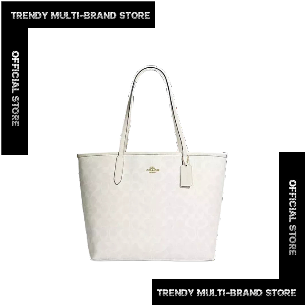 Coach City Gold Chalk Glacier White
