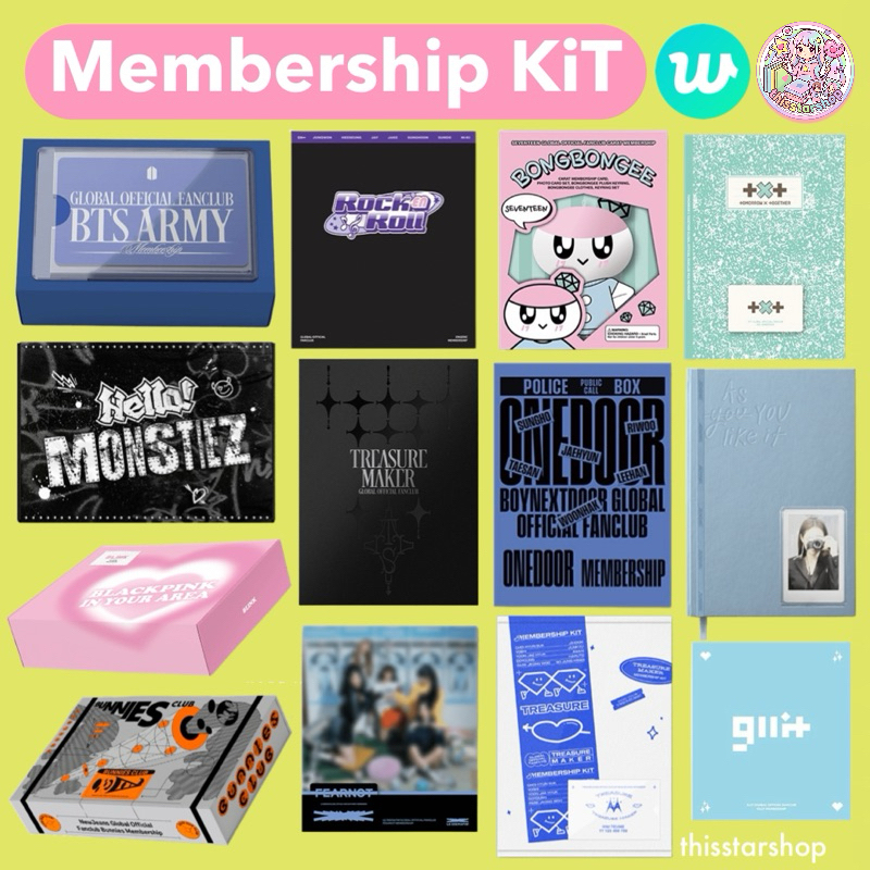 𝗠𝗲𝗺𝗯𝗲𝗿𝘀𝗵𝗶𝗽 𝗞𝗶𝗧 CORTIS NCT 127 DREAM WISH ENHYPEN BTS SEVENTEEN PLAVE TREASURE EXO G-DRAGON เมมเบอร์ชิพ weverse