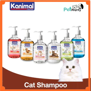 (300 ml. ) Kanimal Cat Eco Shampoo แชมพูแมว 6 สูตร อ่อนโยน สำหรับแมวทุกสายพันธุ์ (คานิมอล อีโค่ แชมพูแมว ขวดใส)