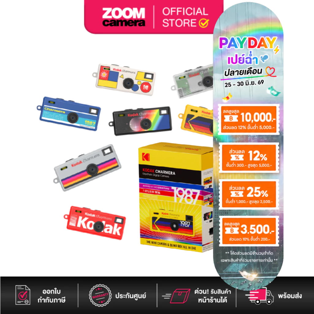 (ส่งด่วนกทม.) Kodak Charmera Keychain Digital Camera กล้อง กล่องจุ่ม