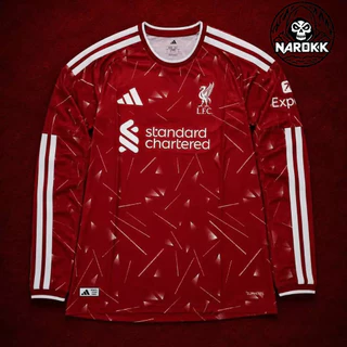 LIVERPOOL 2026/2027 HOME PLAYER LONG SLEEVE JERSEY เกรดเพเยอร์แขนยาว ของแท้100%