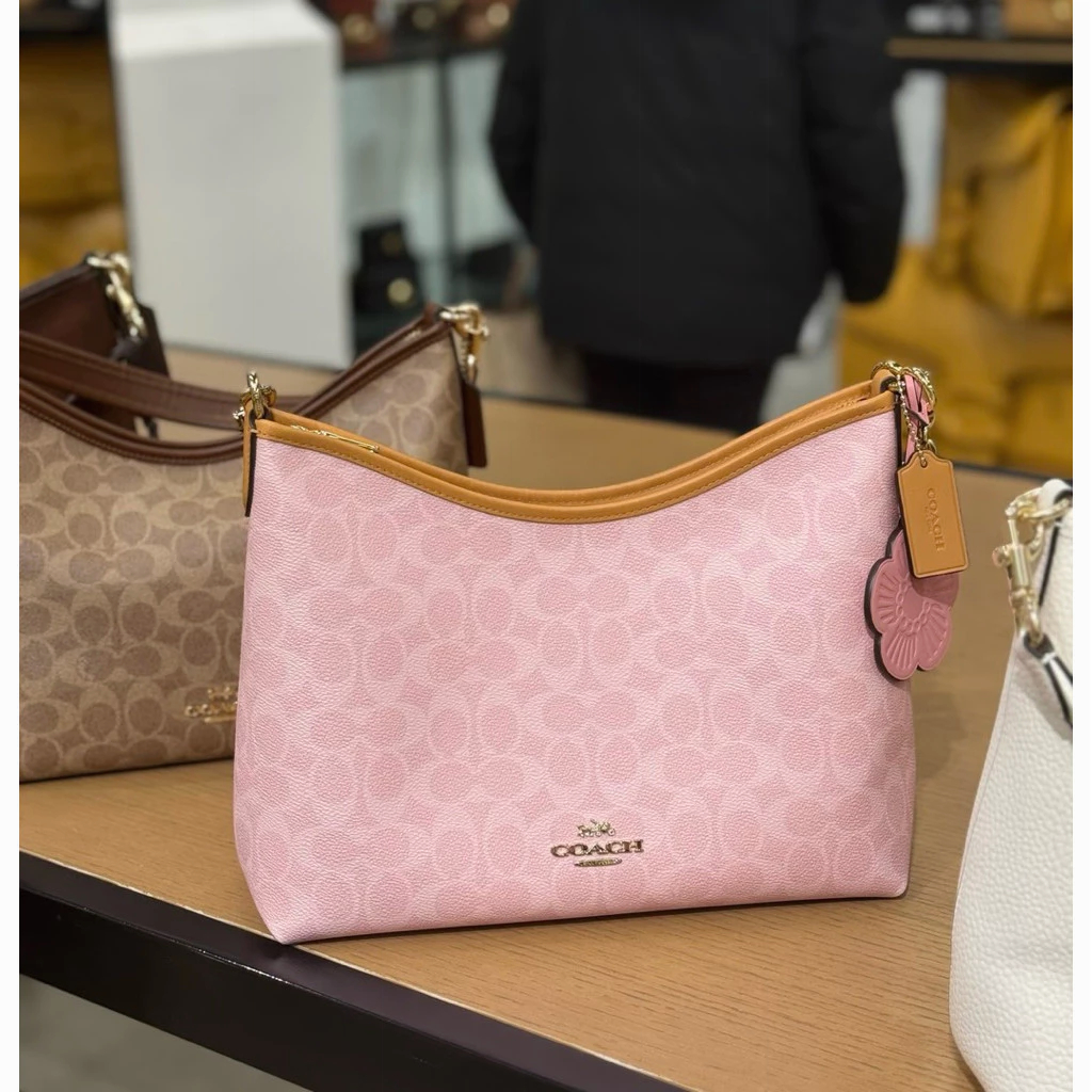 Shoulder Bag CEL12/กระเป๋าสะพายไหล่ใบกลาง/กระเป๋าโชว์เดอร์ผู้หญิง/สะพายข้างได้หลายแบบ 9C5O3AC6H