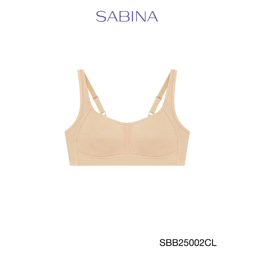 Sabina Sbn Sport Medium to High Support เสื้อชั้นใน ไร้โครง รหัส SBB25002CL - สีเนื้ออ่อน