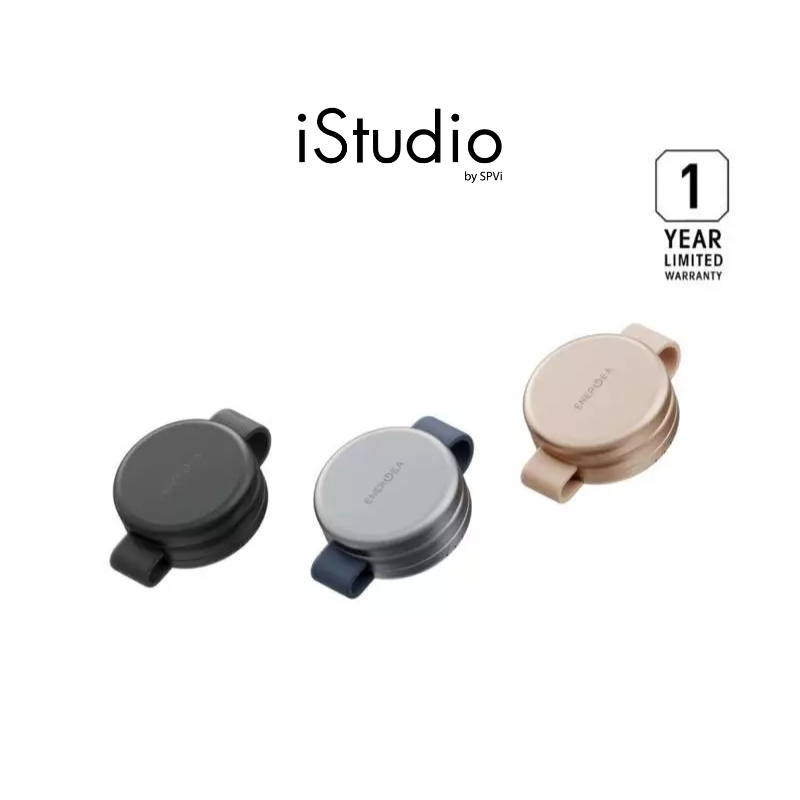 Energea AluMag Trio แท่นชาร์จไร้สายแบบพับพกพาได้ 3-In-1 Aluminium Wireless Charger - GOLD