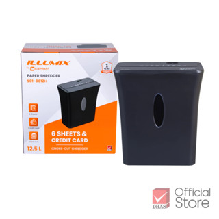 ILLUMIX เครื่องทำลายเอกสาร รุ่น S01-0612H จำนวน 1 เครื่อง