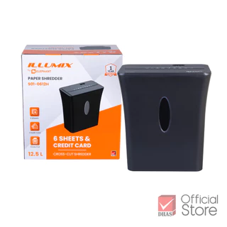 ILLUMIX เครื่องทำลายเอกสาร รุ่น S01-0612H จำนวน 1 เครื่อง