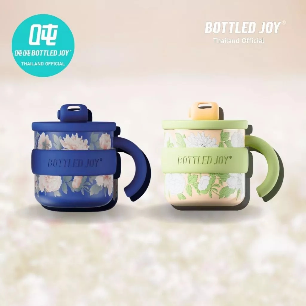 BOTTLEDJOY แก้วมัค Holiday series - Jade Peony (16oz) แถม Sticker + Postcard | Official TH