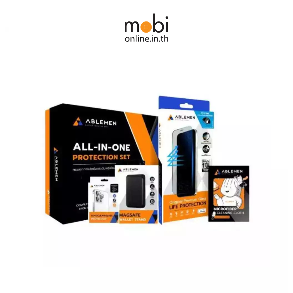 ABLEMEN BOX FF 2X BLC WITH CASE สำหรับ iPhone 17 Pro / 17 Pro Max