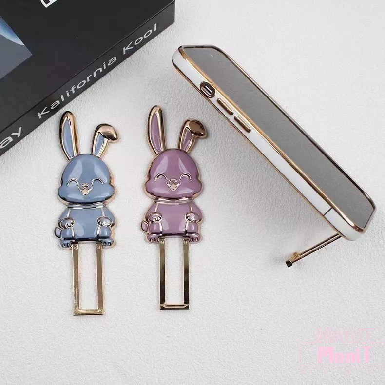 ที่วางโทรศัพท์มือถือ ลายการ์ตูนกระต่าย สามารถจับคู่กับโทรศัพท์มือถือทุกรุ่น แบบสติกเกอร์ พับได้ แบบสร้างสรรค์ Kickstand ราคา ถูกที่สุด ดีลบีเคเค แกลเลอรีภาพที่ 5