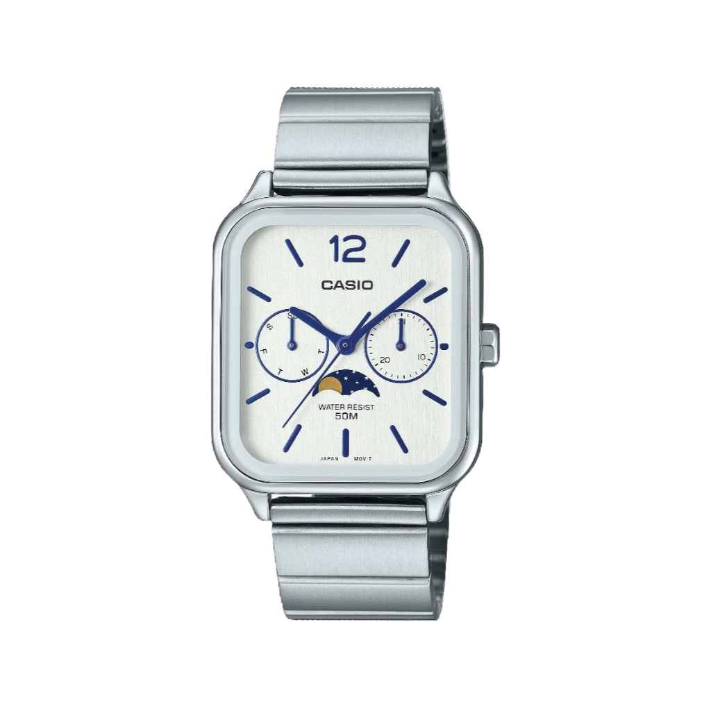 Casio นาฬิกาข้อมือผู้ชาย MTP-M305D-7AVDF Moonphase Men's watch Quartz