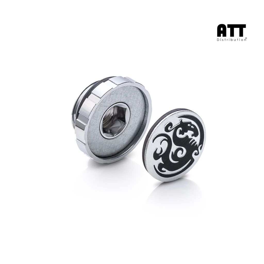 Bitspower Artemis Stop Fitting with Magnetic Logo (4 PCS)