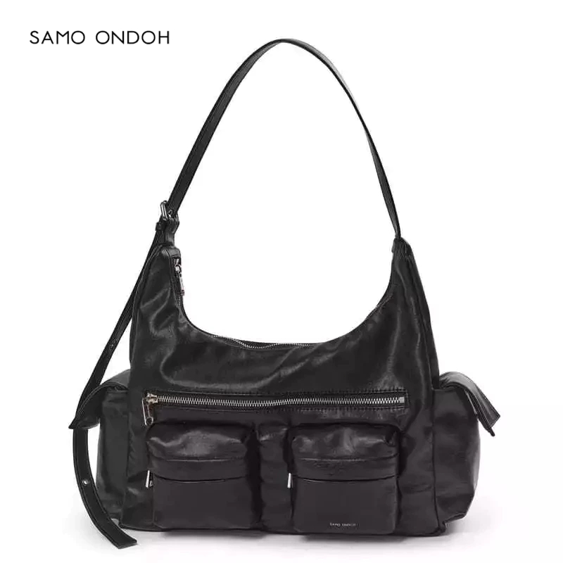 SAMO ONDOH 🇰🇷 pocket mug bag M/L black/ivory  ของแท้ 100%