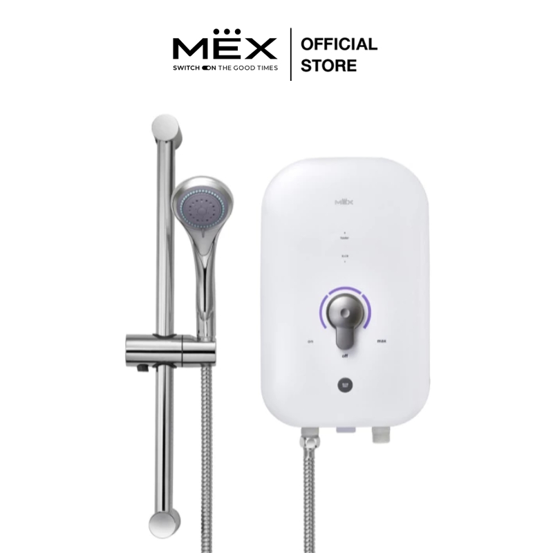 MEX เครื่องทำน้ำอุ่น 3500W : รุ่น COCO 350 (MRA) : สีขาว/ม่วง