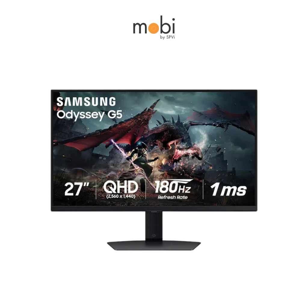 SAMSUNG จอมอนิเตอร์ 27"/32" Odyssey G5 G50D QHD 180Hz Gaming Monitor | LSDG502EEXXT