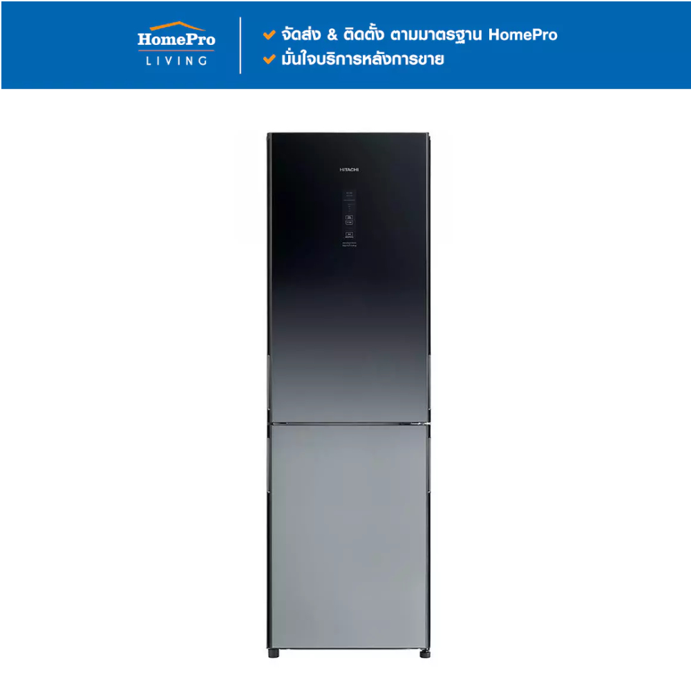 HITACHI ตู้เย็น 2 ประตู RBGX340PTH0 XGR 11.7 คิว อินเวอร์เตอร์ จัดส่งโดย HomePro