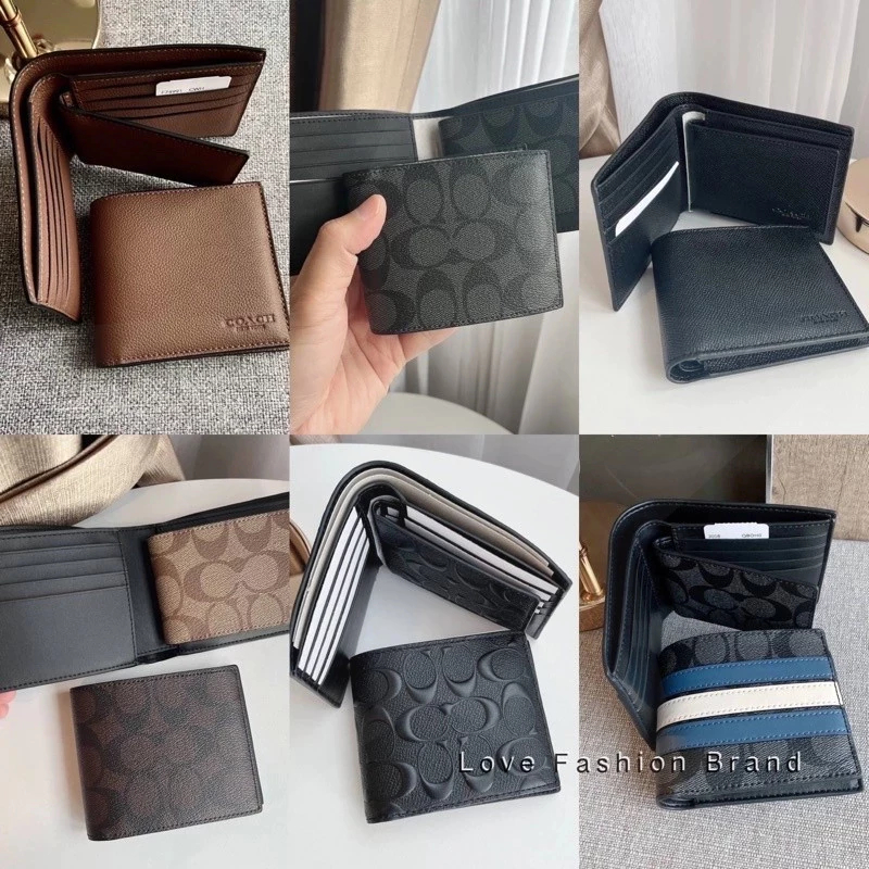 3 In 1 Wallet f75371 F74991 F74993 F25519 กระเป๋าสตางค์พับผู้ชาย กระเป๋าสตางค์ U14R35E8
