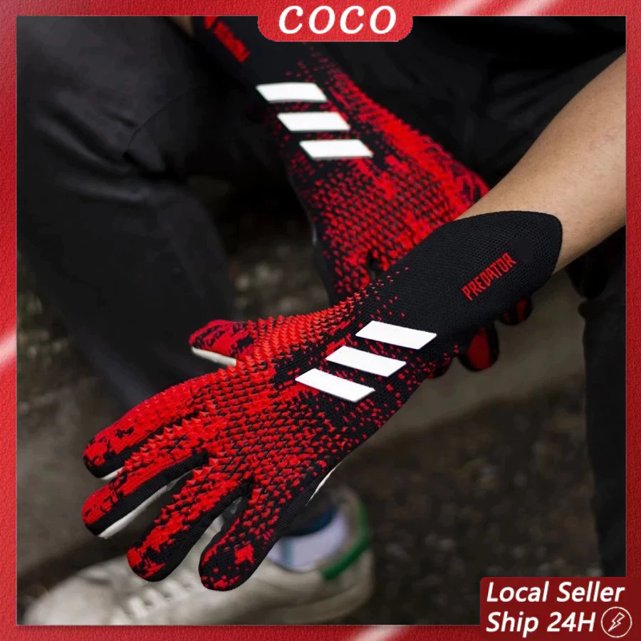 [COD] ถุงมือผู้รักษาประตูฟุตบอล ถุงมือโกล์ฟุตบอล Soccer Goalkeeper Gloves Football hand soccergate