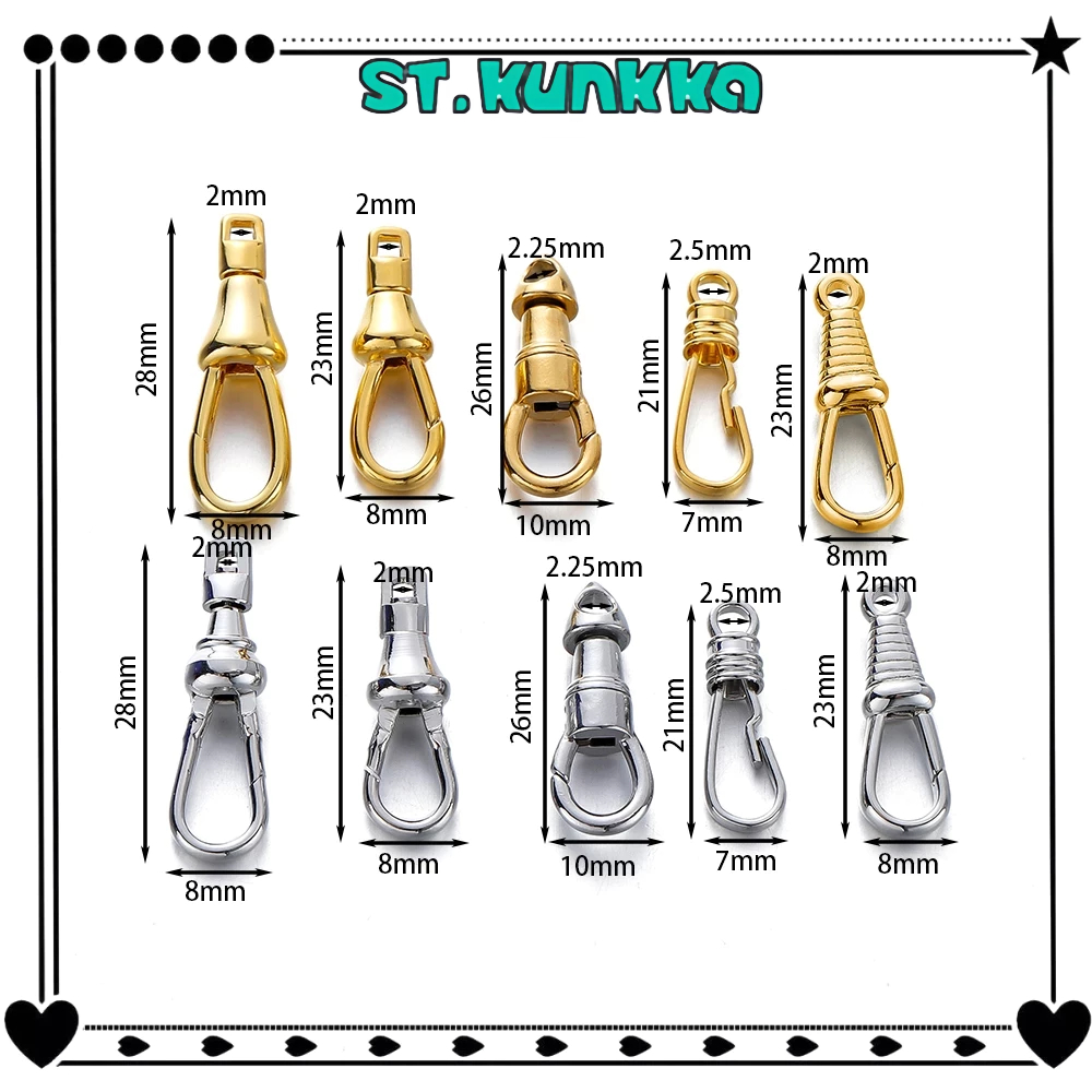 1 สแตนเลสคุณภาพสูงหมุน ตะขอก้ามปู ไม่เป็นสนิม Eagle hook buckle 316 สแตนเลสหมุนหัวเข็มขัดประเทศไทยพระพุทธรูปยี่ห้อปุ่ม
