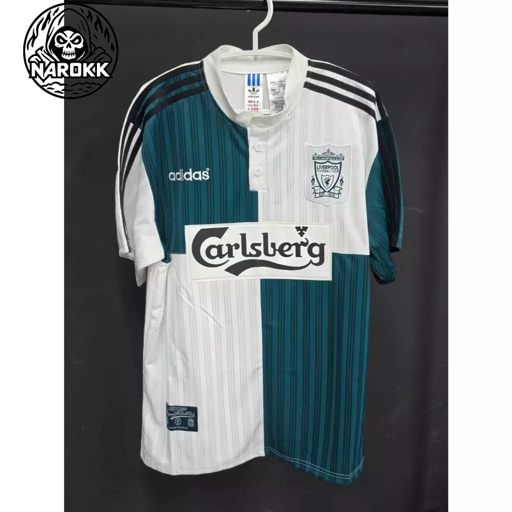 LIVERPOOL retro jersey ขาว - เขียว ของแท้100%