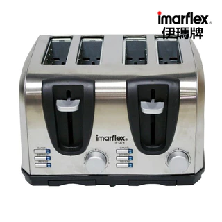 IMARFLEX_29 เครื่องปิ้งขนมปัง 4 แผ่น สแตนเลส IF-374