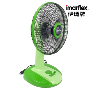 IMARFLEX_1 พัดลม ตั้งโต๊ะ สีทูโทน 12 นิ้ว IF-962X
