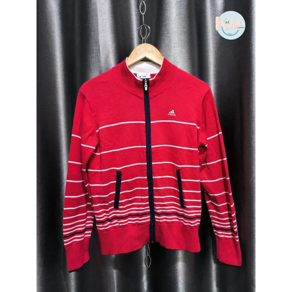 Adidas เสื้อมือสอง เสื้อadidas สีแดง มีเก็บเงินปลายทาง