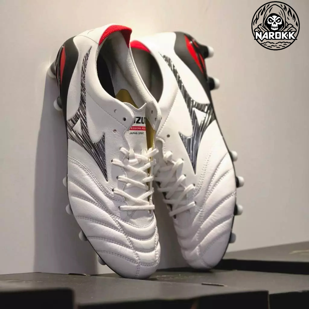 MORELIA NEO V JAPAN FG นีโอ 5 ท็อปเจแปน ของแท้ 100% สีขาว-ดำ 268009