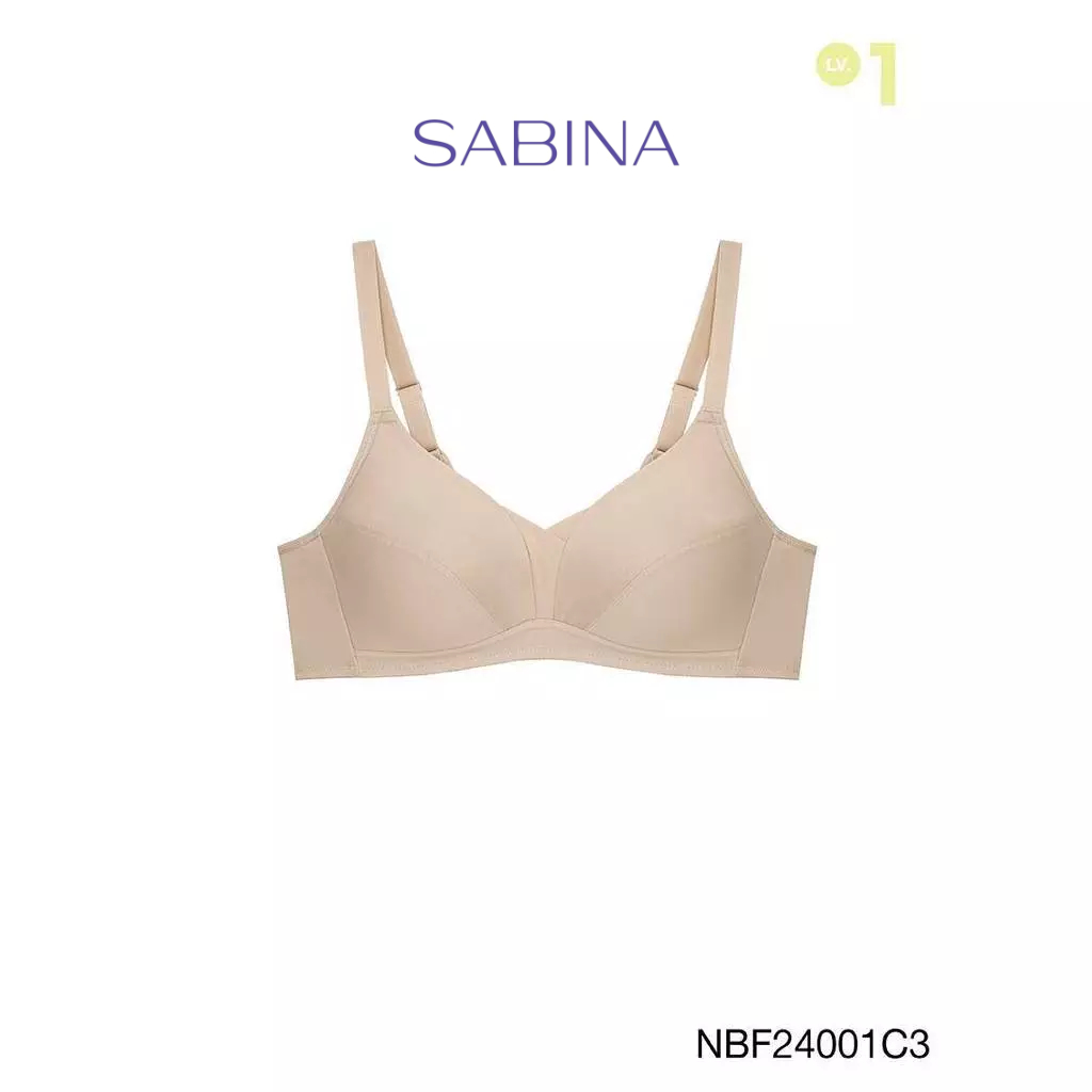 [Online Exclusive]  Sabina Forever Young Soft  Level 1 เสื้อชั้นใน ไร้โครง รหัส NBF24001