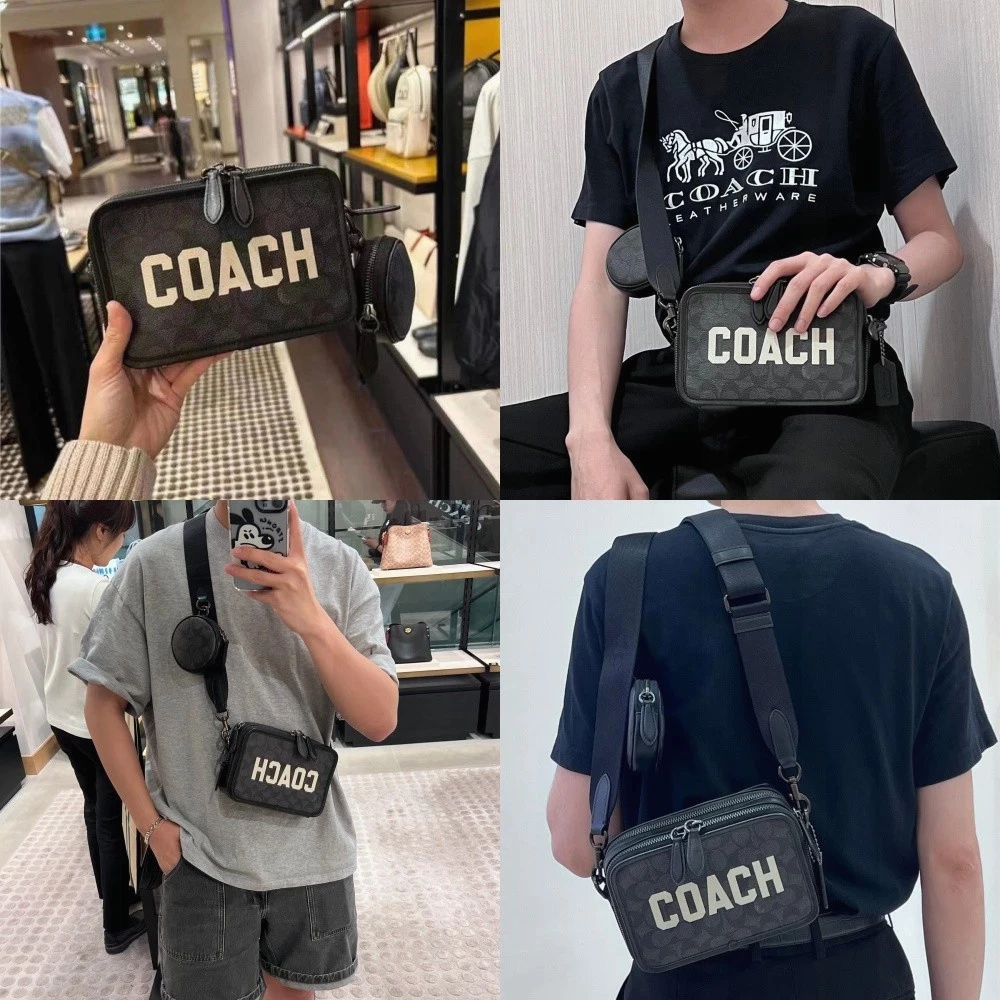 Men Shoulder Bag กระเป๋าสะพายข้าง กระเป๋าผู้ชาย กระเป๋าใส่กล้อง 2-in-1 CP268 CP269 CP270 9C5O3AC6H