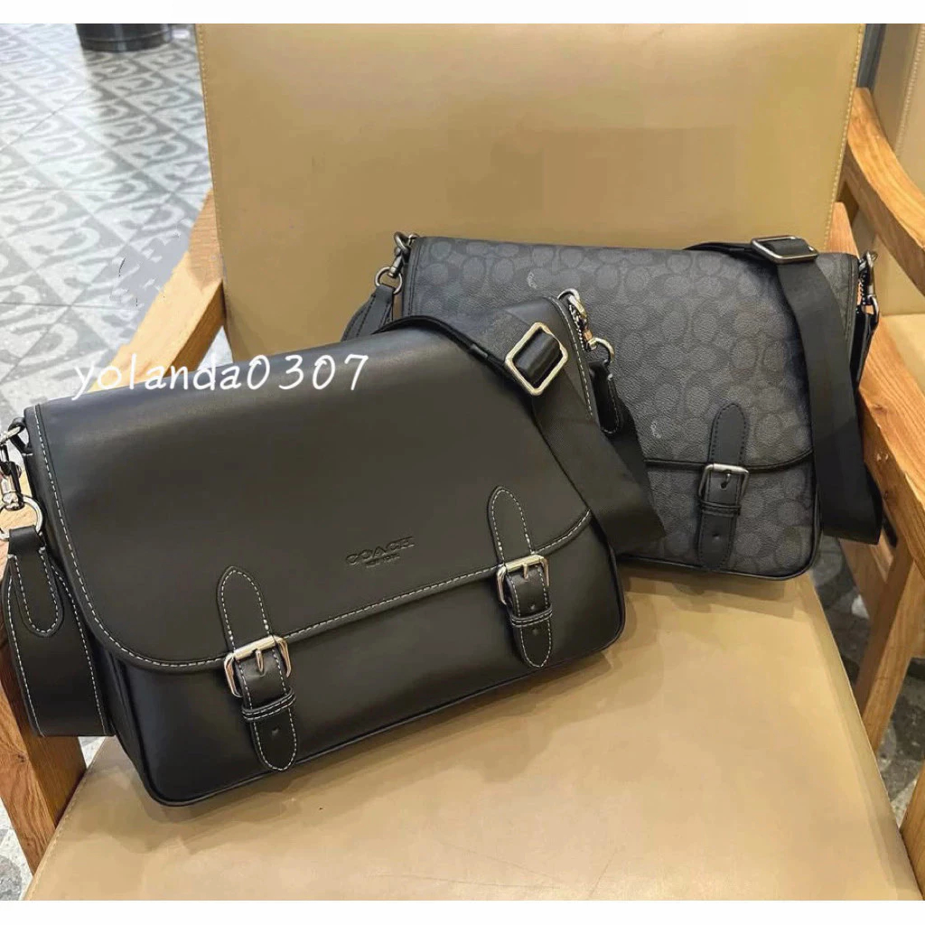 Mens Messenger Bag CAH92 กระเป๋าสะพายข้าง กระเป๋าผู้ชาย พลิก JC8O5A3CH