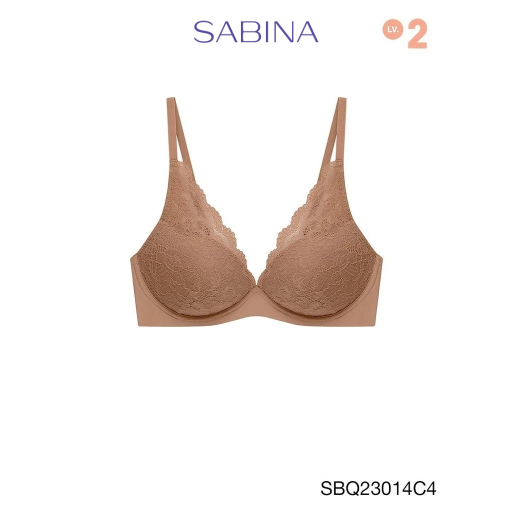 Sabina Twenty Five Level 2 เสื้อชั้นใน  ไร้โครง รหัส SBQ23014C4 - สีเนื้อแทน