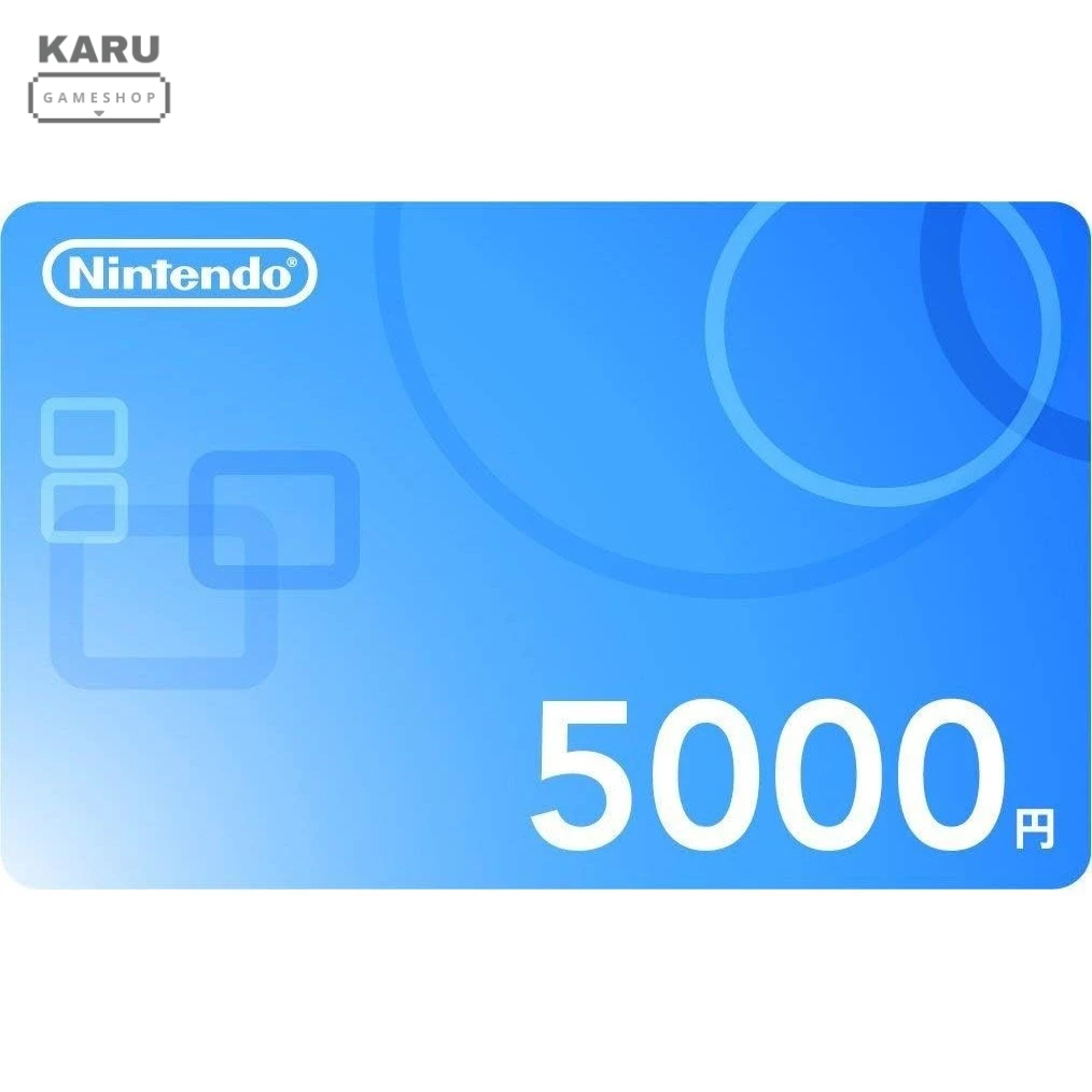 [พร้อมส่ง] มือ 1 โค้ด Nintendo eShop : 5000 เยน สำหรับ Nintendo Switch / Switch 2 โซนญี่ปุ่น